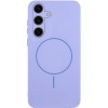 Чехол Silicone Cover Lakshmi Full Camera (AA) with MagFit для Samsung Galaxy S24+ Сиреневый / Dasheen