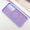 Чехол Silicone Cover Lakshmi Full Camera (AA) with MagFit для Samsung Galaxy S24+ Сиреневый / Dasheen