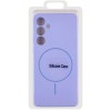 Чехол Silicone Cover Lakshmi Full Camera (AA) with MagFit для Samsung Galaxy S24+ Сиреневый / Dasheen