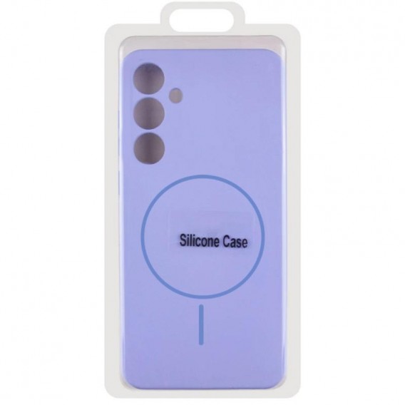 Чехол Silicone Cover Lakshmi Full Camera (AA) with MagFit для Samsung Galaxy S24+ Сиреневый / Dasheen