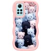 Чехол TPU Cloudy Pictures для Xiaomi Redmi Note 12 Pro 4G Bears