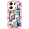 Чохол TPU Cloudy Pictures для Xiaomi Redmi Note 13 5G Kittens