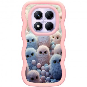 Чехол TPU Cloudy Pictures для Xiaomi Redmi Note 14 Pro 4G Owls Чехол TPU Cloudy Pictures для Xiaomi Redmi Note 14 Pro 4G Owls