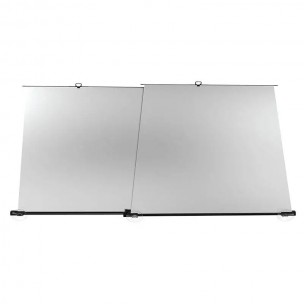 Солнцезащитная шторка на лобовое стекло (комплект из 2 шт) (1.35x0.7m) Black