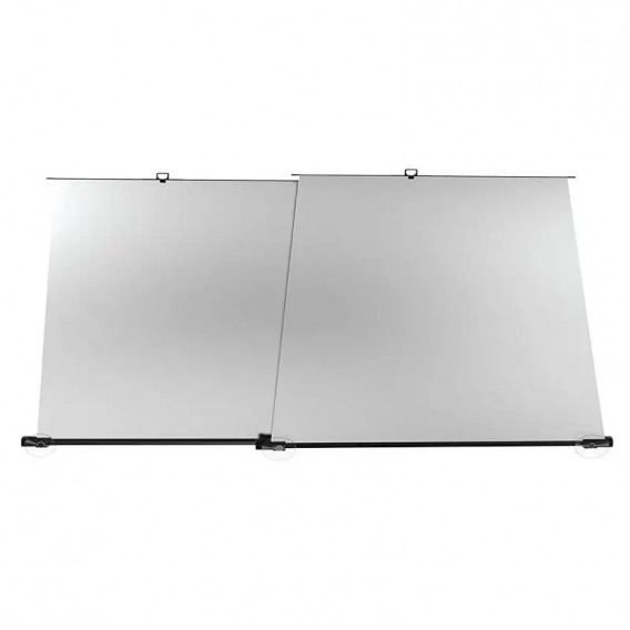 Сонцезахисна шторка на лобове скло (комплект из 2 шт) (1.35x0.7m) Black