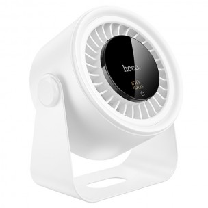 Настольный вентилятор Hoco HX66 desktop circulating fan 3000 mAh White Настольный вентилятор Hoco HX66 desktop circulating fan 3000 mAh White