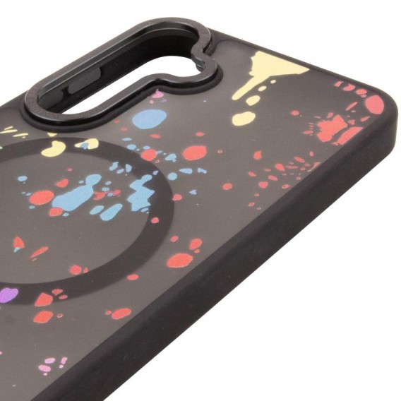 Чехол TPU+PC Flush with MagSafe для Samsung Galaxy S24 / S25 Titanium black