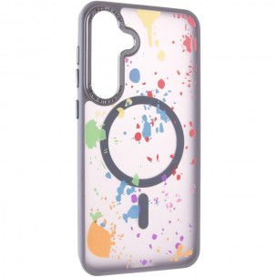 Чехол TPU+PC Flush with MagSafe для Samsung Galaxy S24 / S25 Titanium grey