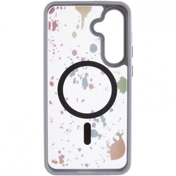 Чехол TPU+PC Flush with MagSafe для Samsung Galaxy S24 / S25 Titanium grey