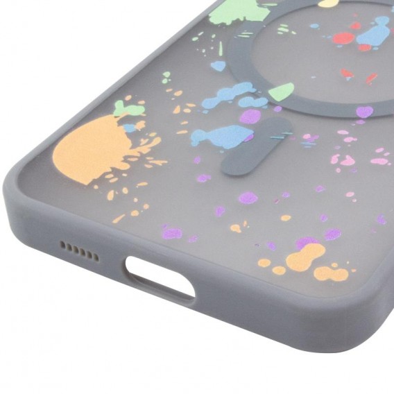 Чехол TPU+PC Flush with MagSafe для Samsung Galaxy S24 / S25 Titanium grey