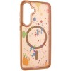 Чехол TPU+PC Flush with MagSafe для Samsung Galaxy S24 / S25 Desert gold