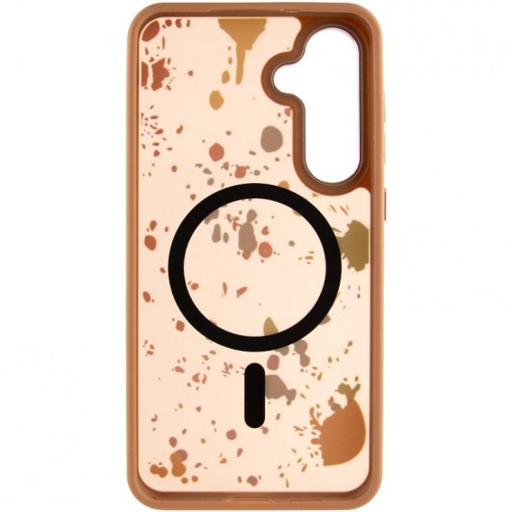 Чехол TPU+PC Flush with MagSafe для Samsung Galaxy S24 / S25 Desert gold