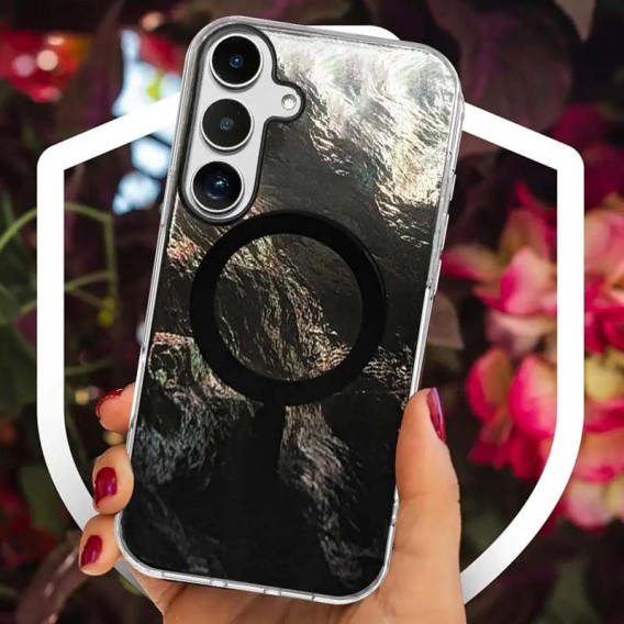 Чехол TPU Shiny Mountain (MagFit) для Samsung Galaxy S23 FE Black