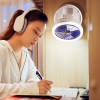 Настольный складной вентилятор Folding Fan 2in1 with Night Light White
