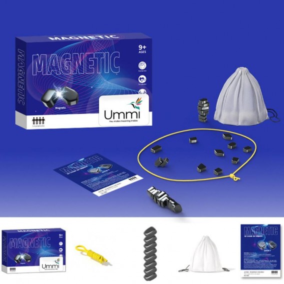 Настільна інтерактивна гра Ummi 8888 Magnetic Arena Game з мотузкою Blue