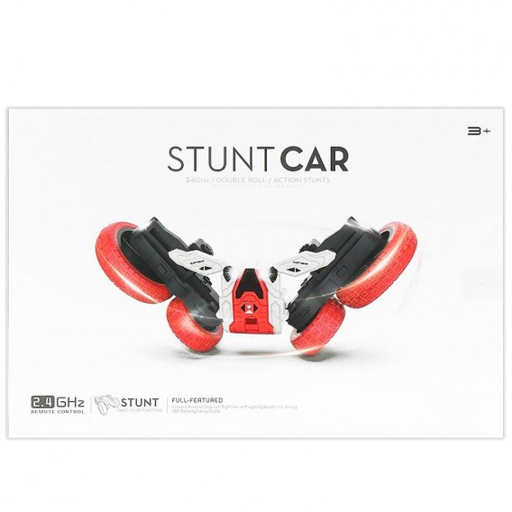 Машинка на радиоуправлении SHT DW02A Trick and Flip RC Car 2.4G Red