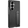 Шкіряний чохол Leather Case (AAA) with stand для Samsung Galaxy Z Fold7 Black