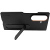 Шкіряний чохол Leather Case (AAA) with stand для Samsung Galaxy Z Fold7 Black