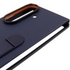 Кожаный чехол Leather Case (AAA) with stand для Samsung Galaxy Z Fold7 Navy