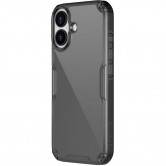TPU чехол Nillkin Nature Pro Series для Apple iPhone 17 (6.3 дюйма) Черный (прозрачный)