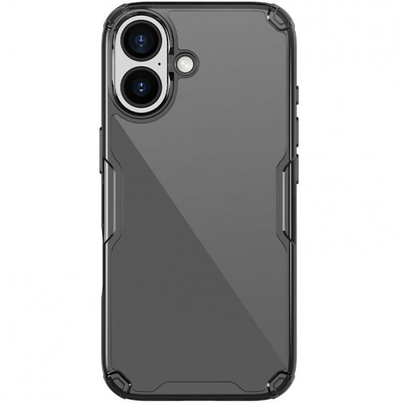 TPU чохол Nillkin Nature Pro Series для Apple iPhone 17 (6.3") Чорний (прозорий)