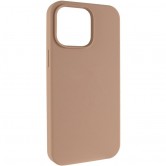 Чохол Silicone Case (AA) NO LOGO with MagSafe для Apple iPhone 14 (6.1") Бежевий / Desert Gold