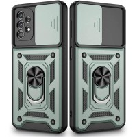 Чохол Ummi Camshield Serge Ring для Samsung Galaxy A72 4G / A72 5G Зелений / Green