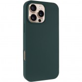 Чехол для iPhone 16 Pro Max Silicone Case Full Protective (AA) NO LOGO, Зелений / Forest green