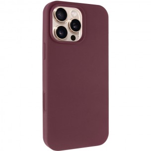 Чехол Silk Full Protective (AA) NO LOGO для Apple iPhone 16 Pro Max (6.9") Бордовый / Plum