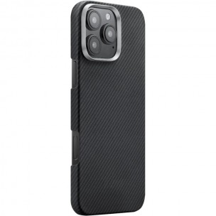 Чохол PC Carbon Protection Slim with MagSafe для Apple iPhone 16 Pro Max (6.9") Black Чохол PC Carbon Protection Slim with MagSafe для Apple iPhone 16 Pro Max (6.9") Black