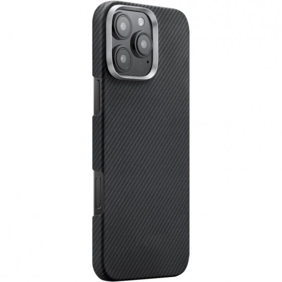 Чохол PC Carbon Protection Slim with MagSafe для Apple iPhone 16 Pro Max (6.9") Black