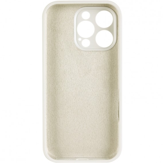 Чохол Silk Full Camera Protective (AA) NO LOGO для Apple iPhone 16 Pro Max (6.9") Бежевий / Antique White