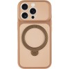 Чохол Ummi Full Camera with MagSafe HQ Ring для Apple iPhone 16 Pro Max (6.9") Brown Gold
