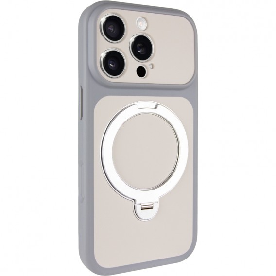 Чохол Ummi Full Camera with MagSafe HQ Ring для Apple iPhone 16 Pro Max (6.9") Grey