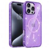Чехол TPU Eclipse Sparkle Magnetic Fit для Apple iPhone 16 Pro Max (6.9") Purple Чехол TPU Eclipse Sparkle Magnetic Fit для Apple iPhone 16 Pro Max (6.9") Purple