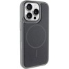 Чохол PC Textile Hybrid with Magnetic Fit для Apple iPhone 16 Pro Max (6.9") Grey / Black