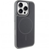 Чехол PC Textile Hybrid with Magnetic Fit для Apple iPhone 16 Pro Max (6.9") Grey / Black