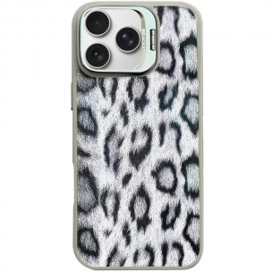 Чехол TPU+PC Wild Leopard with Magnetic Fit для Apple iPhone 16 Pro Max (6.9") Grey