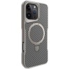 TPU+PC чохол Metal Buttons with MagSafe Carbon Ring для Apple iPhone 16 Pro Max (6.9") Сірий
