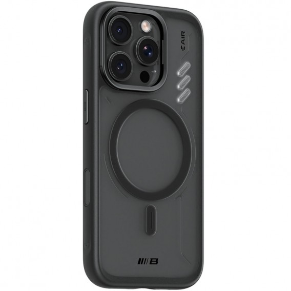 TPU+PC чохол Blueo Frosted Heat Dissip. with MagSafe для Apple iPhone 16 Pro Max (6.9") Чорний / Black