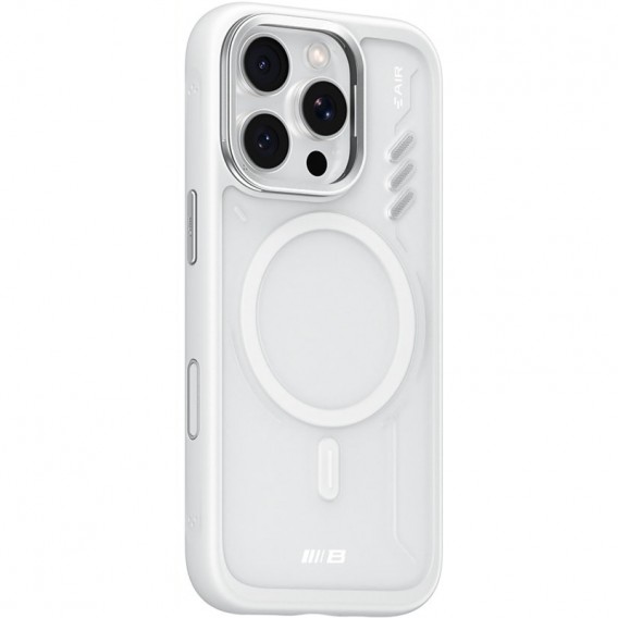 TPU+PC чохол Blueo Frosted Heat Dissip. with MagSafe для Apple iPhone 16 Pro Max (6.9") Білий / White