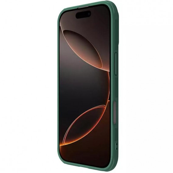 Карбонова накладка Nillkin CamShield Pro для Apple iPhone 16 Pro Max (6.9") Deep Green Карбонова накладка Nillkin CamShield Pro для Apple iPhone 16 Pro Max (6.9") Deep Green