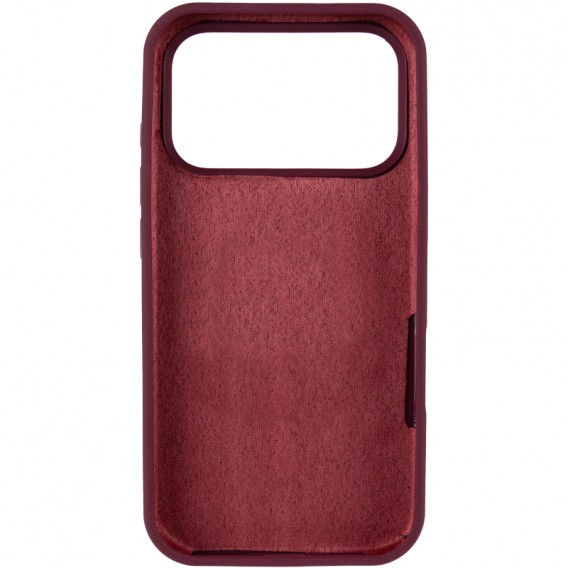 Чохол Silk Full Protective (AA) NO LOGO для Apple iPhone 17 Pro Max (6.9") Бордовий / Plum Чохол Silk Full Protective (AA) NO LOGO для Apple iPhone 17 Pro Max (6.9") Бордовий / Plum