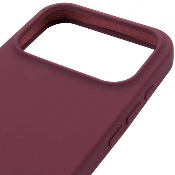 Чохол Silk Full Protective (AA) NO LOGO для Apple iPhone 17 Pro Max (6.9") Бордовий / Plum Чохол Silk Full Protective (AA) NO LOGO для Apple iPhone 17 Pro Max (6.9") Бордовий / Plum