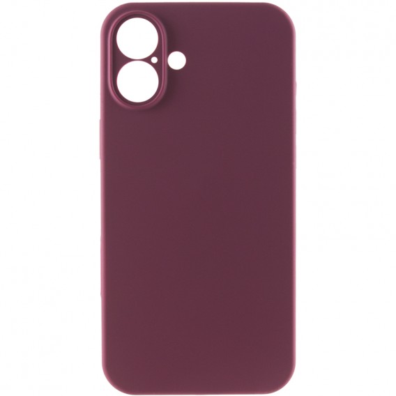 Чохол Silk Full Camera Protective (AA) NO LOGO для Apple iPhone 17 (6.3") Бордовий / Plum Чохол Silk Full Camera Protective (AA) NO LOGO для Apple iPhone 17 (6.3") Бордовий / Plum