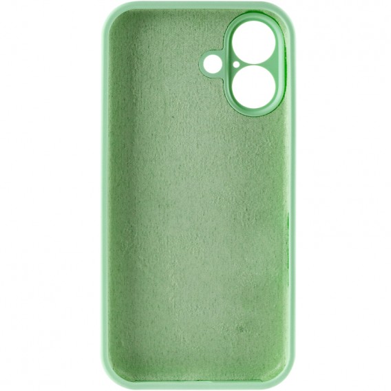 Чохол Silk Full Camera Protective (AA) NO LOGO для Apple iPhone 17 (6.3") Зелений / Pistachio Чохол Silk Full Camera Protective (AA) NO LOGO для Apple iPhone 17 (6.3") Зелений / Pistachio
