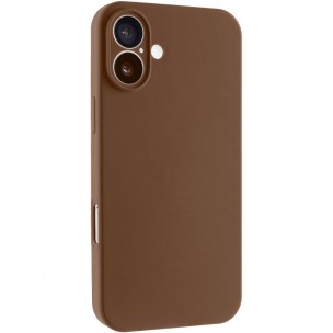 Чохол Silk Full Camera Protective (AA) NO LOGO для Apple iPhone 17 (6.3") Коричневий / Brown