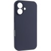 Чохол Silk Full Camera Protective (AA) NO LOGO для Apple iPhone 17 (6.3") Темно-синій / Midnight blue
