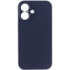 Чохол Silk Full Camera Protective (AA) NO LOGO для Apple iPhone 17 (6.3") Темно-синій / Midnight blue