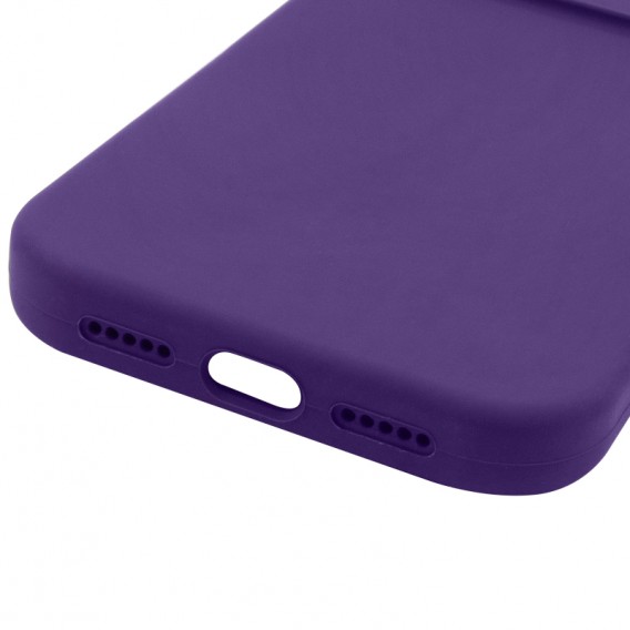 Чохол Silk Full Camera Protective (AA) NO LOGO для Apple iPhone 17 (6.3") Фіолетовий / Amethyst Чохол Silk Full Camera Protective (AA) NO LOGO для Apple iPhone 17 (6.3") Фіолетовий / Amethyst